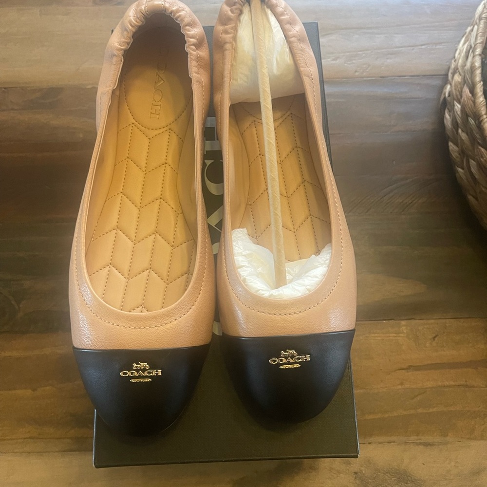 Coach leather Bonnie Ballet Flats